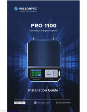 WILSON PRO PRO 1100 Installation Manual