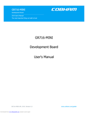 COBHAM GR716-MINI User Manual