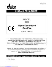 Valor 639 Installer's Manual