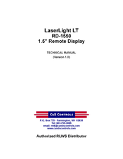 C&S Controls Laser LT RD-1550 Technical Manual
