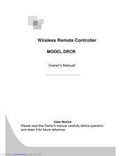 Johnson Controls DRCR Owner's Manual