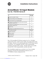 Allen-Bradley ArmorBlock 16 Installation Instructions Manual