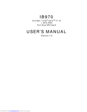 Mouser IB970 User Manual
