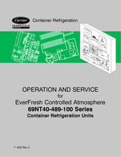 Carrier 69NT40-489-100 Series Operation And Service Manual