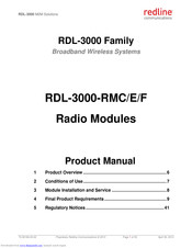 Redline RDL-3000-RME Product Manual