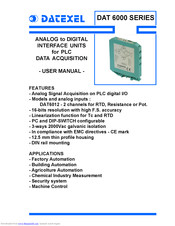 Datexel DAT 6013 User Manual