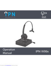 IPN W99 Series Operation Manual