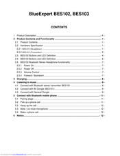 BlueExpert BES103 User Manual