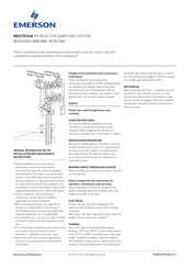 Emerson Neotecha Installation & Maintenance Instructions Manual