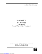 Axcera Innovator LX Series Instruction Manual