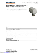 Kieback&Peter MD15/230-HR Product Description