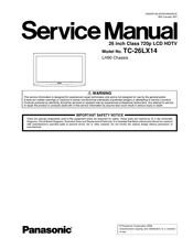 Panasonic TC-26LX14 Service Manual