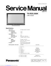Panasonic TX-R32LE8 Service Manual