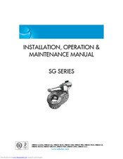 Orbinox SG Series Installation, Operation & Maintenance Manual