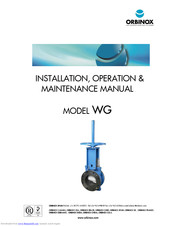 Orbinox VG Installation, Operation & Maintenance Manual