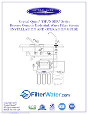 Crystal Quest 1,000 C Installation And Operation Manual