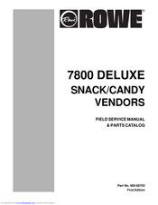 Rowe 7800JR Deluxe Series Field Service Manual And Parts Catalog