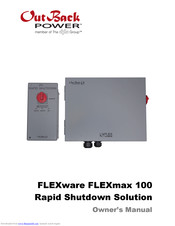 OutBack Power FLEXWare FLEXmax 100 Owner's Manual