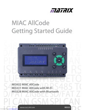 Matrix MIAC AIICode Series Getting Started Manual