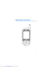 Nokia 6305i - Cell Phone 128 MB User Manual