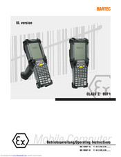 Bartec MC 9060ex-K Operating Instructions Manual