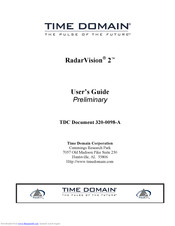 Time domain RadarVision 2 User Manual