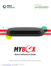 Hero Electronix MyBox Quick Reference Manual
