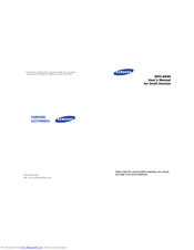 Samsung SPHA960 User Manual