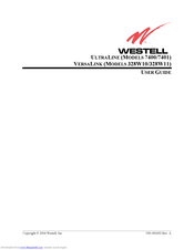 Westell VERSALINK 328W10 User Manual