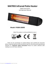 Matrix PV009-200KB Safety Instructions And Operation Manual