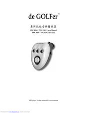 de GOLFer PDC 826C User Manual
