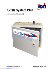 ion science TVOC System Plus User Manual