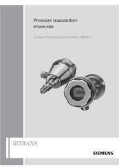 Siemens SITRANS P300 Compact Operating Instructions