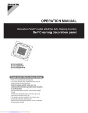 Daikin BYCQ140E2GFW1 Operation Manual
