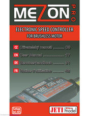 JETI model Mezon Pro User Manual