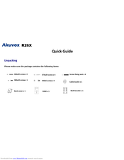 Akuvox R26X Quick Manual