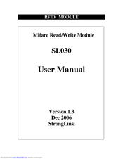 StrongLink SL030 User Manual