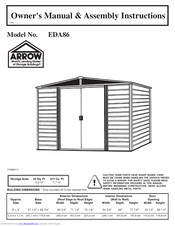 Arrow EDA86 Owner's Manual & Assembly Instructions