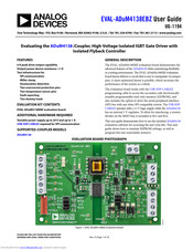 Analog Devices EVAL-ADuM4138EBZ User Manual