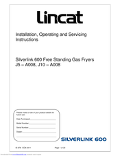 Lincat Silverlink 600 Installation, Operating And Servicing Instructions