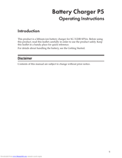 RICOH P5 Operating Instructions Manual