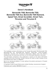 Triumph Speed Twin 2019 Manuals Manualslib