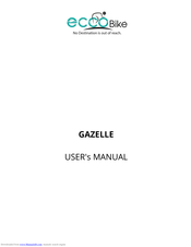 EccoBike GAZELLE User Manual