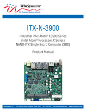 WinSystems ITX-N-3930-1-0 Product Manual