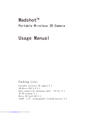 Reality Technologies Madshot Usage Manual
