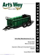 Art’s-Way Manufacturing X900 Operator Manual & Illustrated Parts List