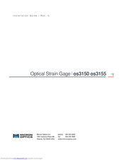 Micron Optics os3155 Installation Manual