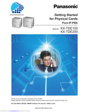Panasonic KX-TDE200 Getting Started