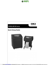 Oki MICROLINE MX1200 Quick Setup Manual