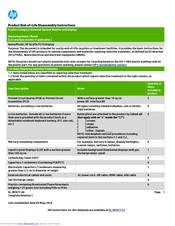 HP P274 Disassembly Instructions Manual